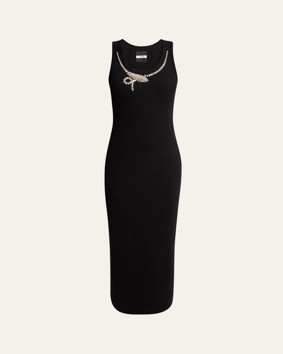 Snake Crystal Tank Dress